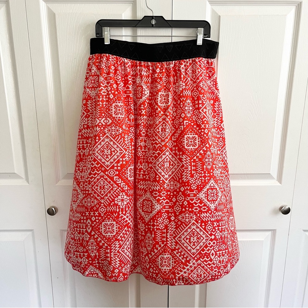 5 for $25! LuLaRoe Red and Black A-Line Skirt